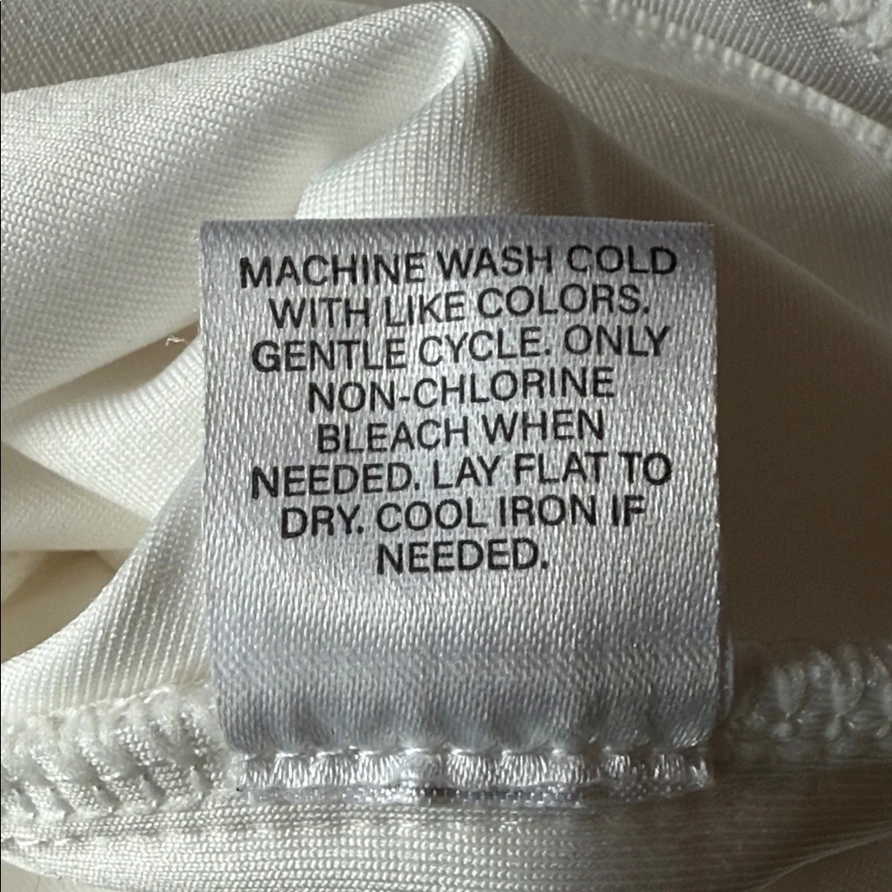 NWT MOD on Trend White Sleeveless Wrap Bodysuit - Picture 7 of 7